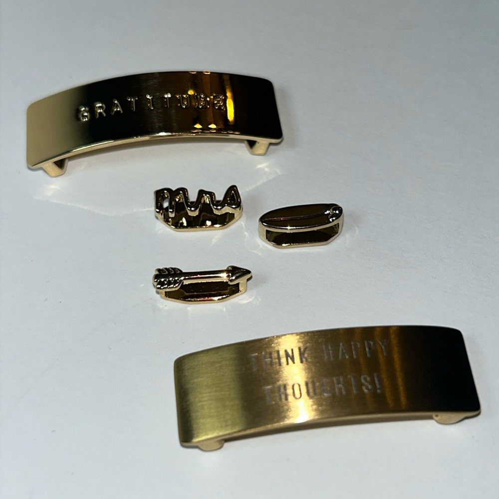 Keep Collective Lot of 5 Gold Tone Bracelet Charms